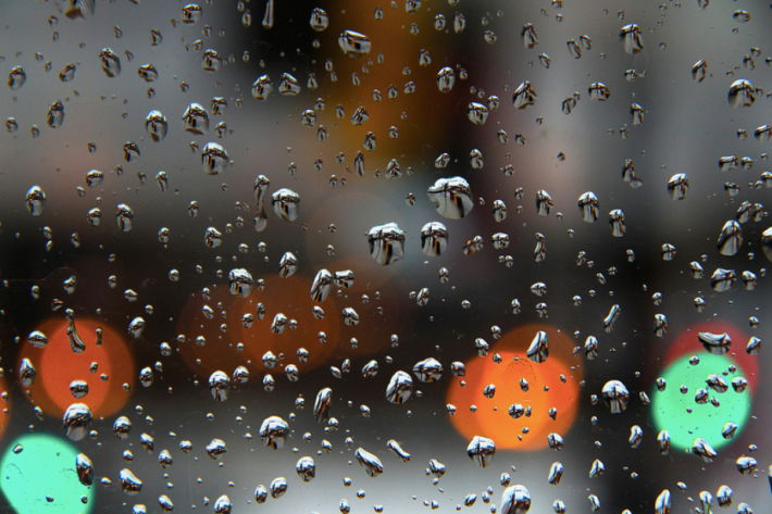 rain in city